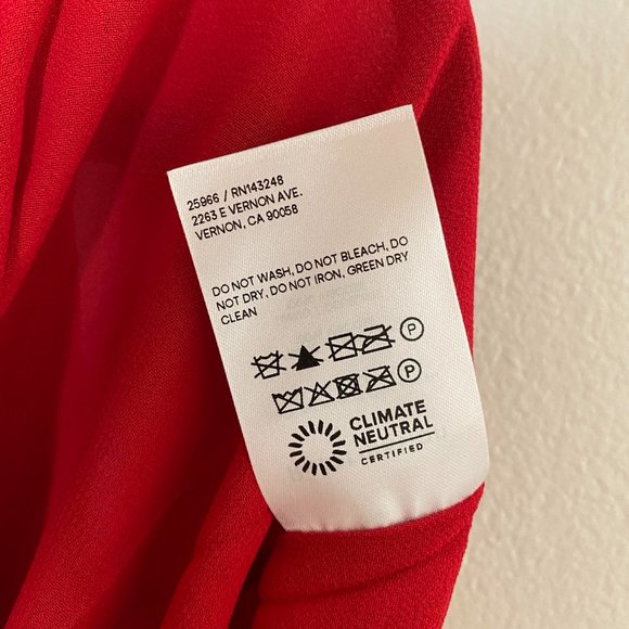 Reformation Christine Dress - Lipstick - Picture 11 of 15